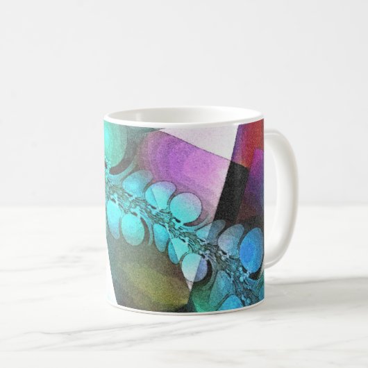 Modernes Arabesque Kaffeetasse (VorderseiteRechts)
