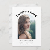 Modernes Arch Abschluss Foto Ankündigung (Vorne/Hinten)