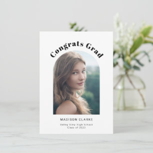 Modernes Arch Abschluss Foto Ankündigung