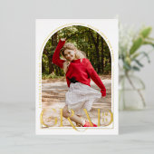 Modernes Arch Foto Abschluss Ankündigung FOIL (Stehend vorne)