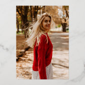 Modernes Arch Foto Abschluss Ankündigung FOIL (Rückseite)