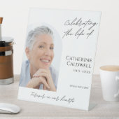 Modernes Arch Foto Begräbnis Begrüßungszeichen Sockelschild (In Situ)