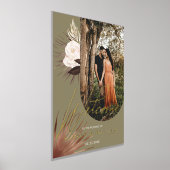 Modernes Arch Foto Boho Wassercolor Florals Hochze Foliendrucke (Ablage )