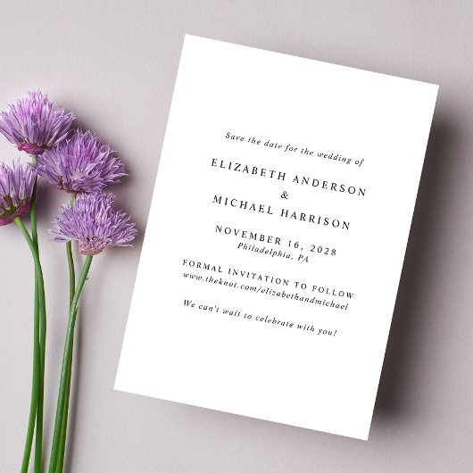 Modernes Arch Foto Celebrate Save The Date