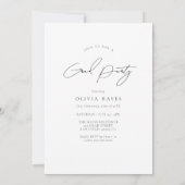 Modernes Arch Foto Grad Party Einladung (Rückseite)