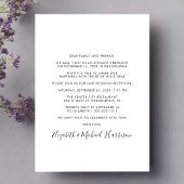 Modernes Arch Foto Hochzeitsempfang Einladung