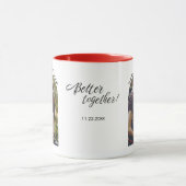 Modernes Arch-Foto Personalisiert Tasse (Zentrum)