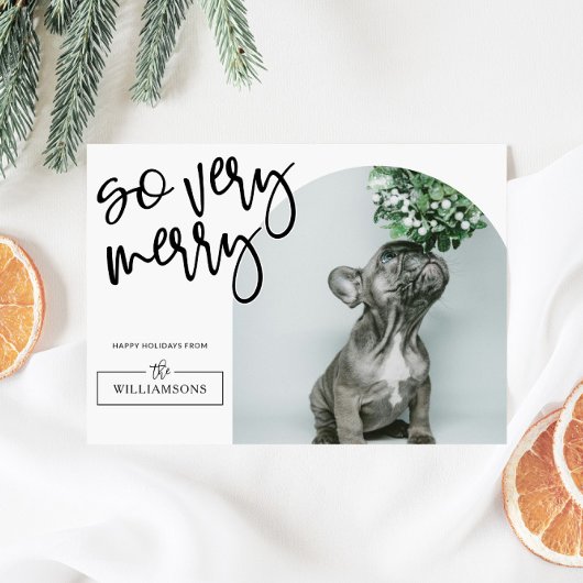 Modernes Arch Foto Weihnachten