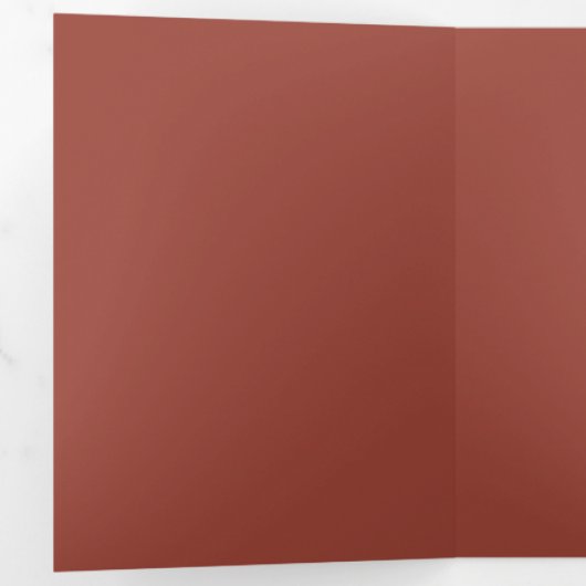 Modernes Arch Terracotta Drinks Menü für Hochzeite (Innen Erste Seite)