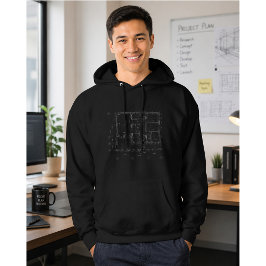 Modernes architektonisches Konzept Hoodie