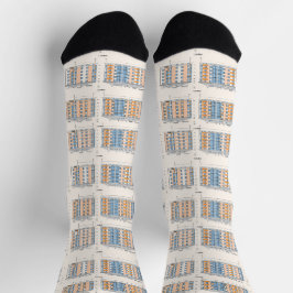 Modernes architektonisches Konzept Socken