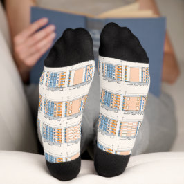 Modernes architektonisches Konzept Socken