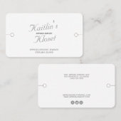 Modernes Armband-Display mit sozialen Medien Visitenkarte (Vorne/Hinten)