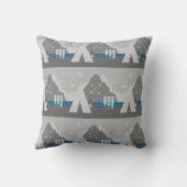 Modernes Arrow-Muster-Entwurfskissen Kissen (Rückseite)