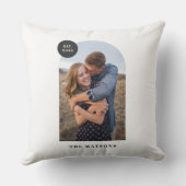 Modernes Arschrahmen mit individuellem Foto - Schw Kissen (Rückseite)