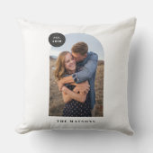 Modernes Arschrahmen mit individuellem Foto - Schw Kissen (Vorderseite)