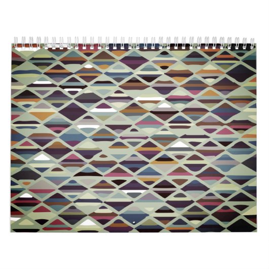 Modernes Art Deco Multi-Farb Kalender (Titelbild)