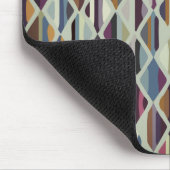 Modernes Art Deco Multi-Farb Mousepad (Ecke)