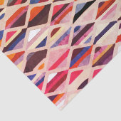 Modernes Art Deco Multi-Farb Seidenpapier (Detail)