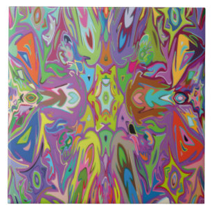 Modernes Art Deco Multicolor Für Kleidung und Dek Fliese