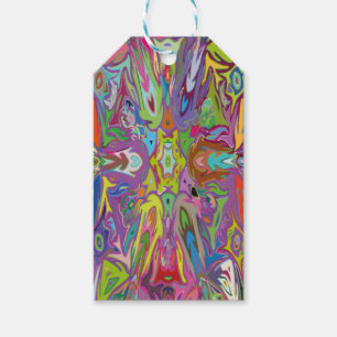 Modernes Art Deco Multicolor Für Kleidung und Dek Geschenkanhänger