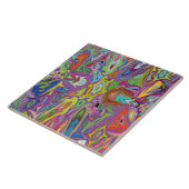 Modernes Art Deco Multicolor Für Kleidung und Deko Fliese (Seite)