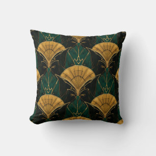Modernes Art Deco Muster Kissen
