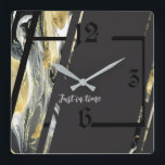 Modernes Art Deco Quadratische Wanduhr<br><div class="desc">Großartiges Uhrendesign. Du wirst es wie andere Liebe bekommen. Sie können dieses Design auch für andere Produkte verwenden,  die Sie mögen,  oder Ihren Text anpassen und hinzufügen. Folgen Sie mir für mehr. Vielen Dank. Ich wünsche Ihnen einen schönen Tag.</div>