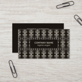 Modernes Art Deco Visitenkarte