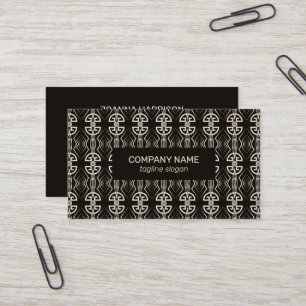 Modernes Art Deco Visitenkarte