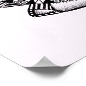 Modernes Art Fish Poster / Design, Geometrien von (Ecke)