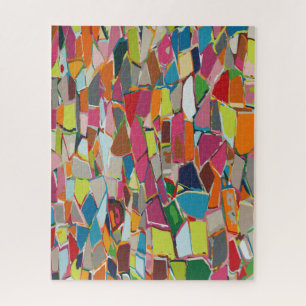 Modernes Art Geometric Deko Mehrfarbiges Jigsaw Pu Puzzle