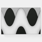 Modernes Art Guest Book Gästebuch (Rückseite)