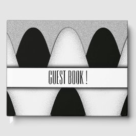 Modernes Art Guest Book Gästebuch