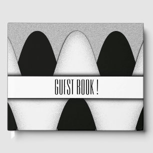 Modernes Art Guest Book Gästebuch