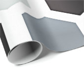 Modernes Art Hexagon Muster Geschenkpapier (Rolleneckpunkt)