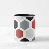 Modernes Art Hexagon Muster Tasse (Zentrum)
