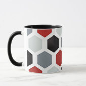 Modernes Art Hexagon Muster Tasse (Links)