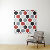 Modernes Art Hexagon Muster Wandteppich (Beispiel)