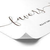 Modernes ästhetisches Minimalistisch Favorit Poste Poster (Ecke)