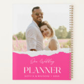 Modernes ästhetisches Script Custom Foto Planer (Rückseite)