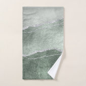 Modernes ätherisches Silver Agate Handtuch Badhandtuch Set (Handtuch)