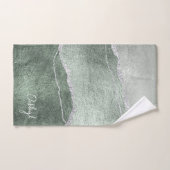 Modernes ätherisches Silver Agate Handtuch Badhandtuch Set (Handtuch)