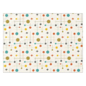 Modernes atomares Abstraktes Muster aus der Mitte Tischdecke (Vorderseite (Horizontal))