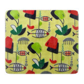 Modernes, atomares Design-Schneidboard Mitte des J Schneidebrett (Vorderseite)