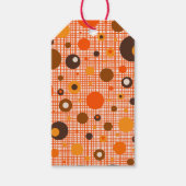 Modernes, atomares Dottern-Muster aus dem Mittelal Geschenkanhänger (Vorderseite)