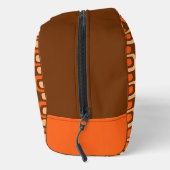 Modernes atomares Zipper-Muster aus der Mitte des Waschbeutel (Rechts)