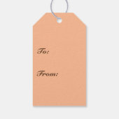 Modernes Atomdruckverfahren Mitte des Jahrhunderts Geschenkanhänger (Rückseite)