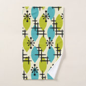 Modernes Atomfallmuster des Mittelalters Badhandtuch Set (Handtuch)