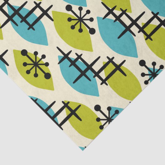 Modernes Atomfallmuster des Mittelalters Seidenpapier (Ausschnitt)